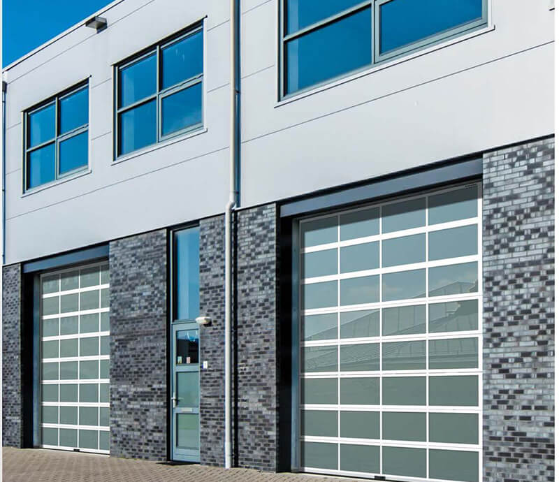 ประตูอลูมิเนียมเลื่อนขึ้นด้านบน